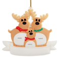 thumbnail image 2 of Adornos navideños personalizados Fiudx trineo familiar para árbol de Navidad, 2 of 2
