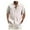 White, variant on KAWELL Mens Guayabera Shirts Linen Short Sleeve Button Down Casual Beach Cuban Camp Mexican Shirt for Men