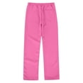 thumbnail image 4 of Huowey Baby Girls Pants Kids Dress Pants Trousers High Stretchy With Pockets Size 5-14 Years Soft Dailywear, 11-12 Years, 4 of 7