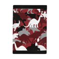 thumbnail image 3 of CHAQLIN Children's Wallet Dinosaur Camouflage Pattern Protective Trifold Card Wallet for Travel, Polyester Fabric Portable Kids Trifold Wallet, 3 of 7