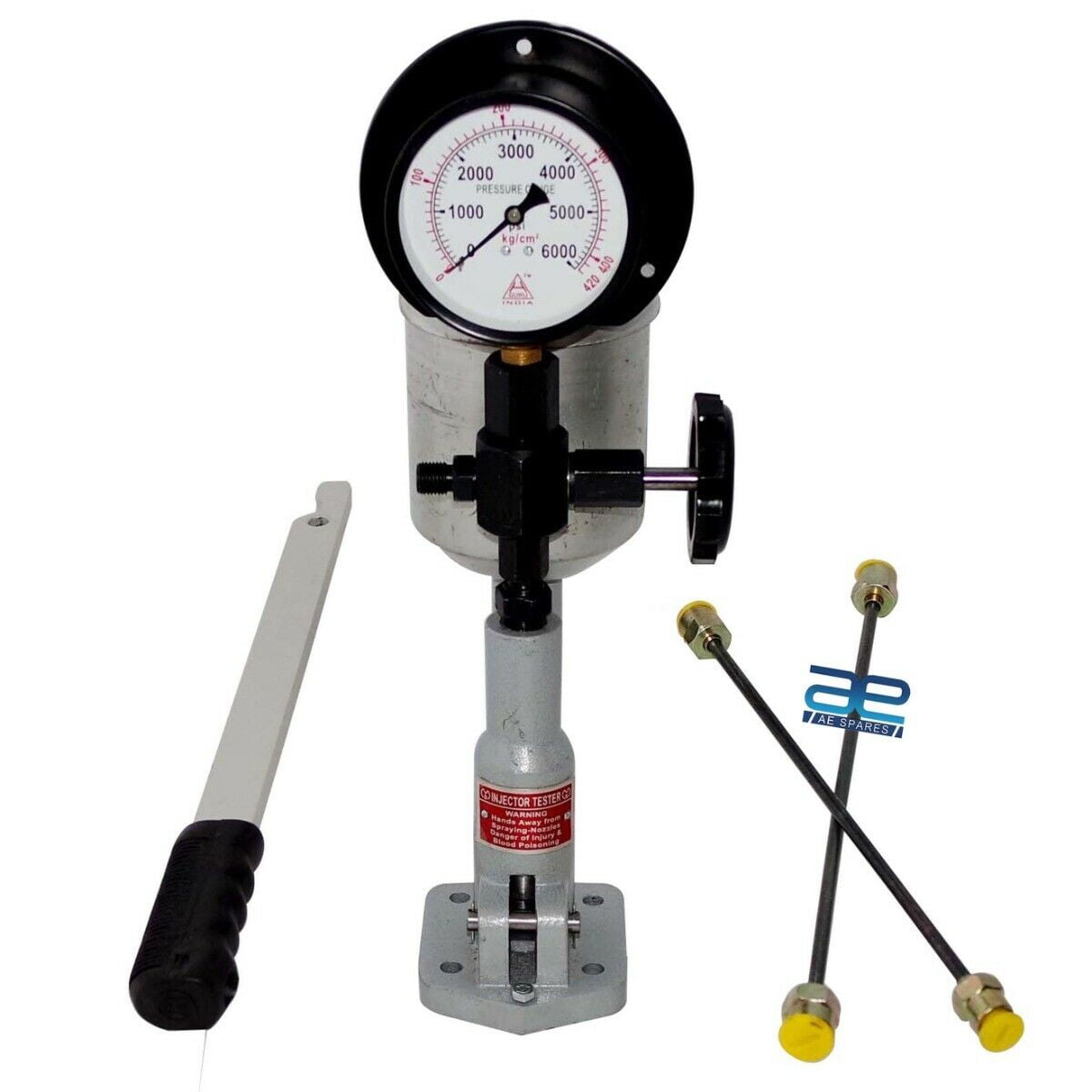 Diesel Injector Nozzle Pop Pressure Tester High quality 0-400 Bar Pr Gauge 