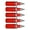Red, variant on WINDLAND Quick Install 4mm Banana Jacks Metal Flame Retardant Sound Terminals Connector