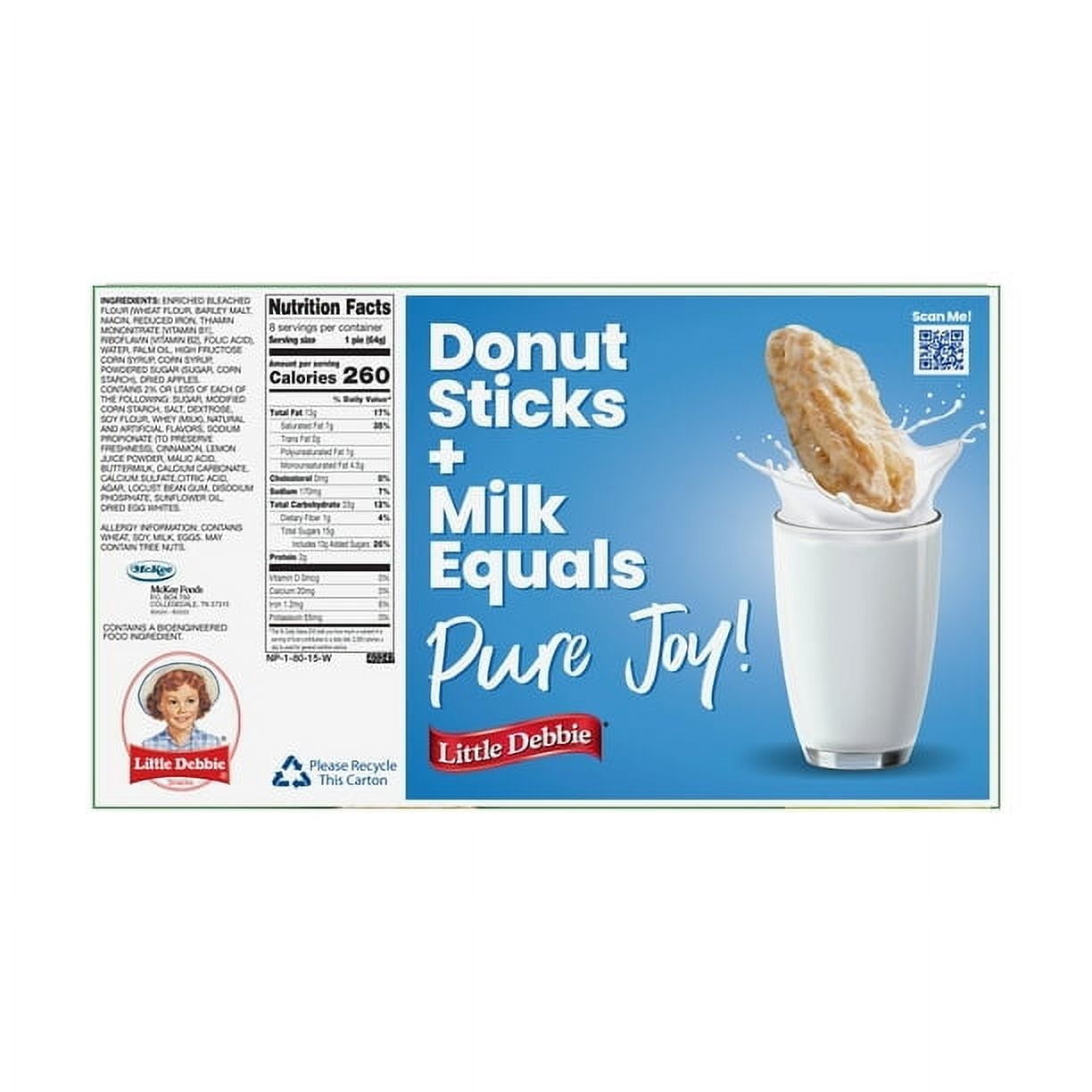 Little Debbie Apple Fruit Pies, 18.04 oz (8 Count),3pack