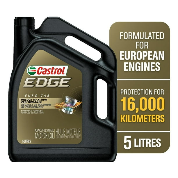 2本セット　Castrol EDGE 0W-40 A3/B4 4L Castrol EDGE 0W-40 A3/B4 Full Synthetic Motor Oil, 4.7L - Walmart.ca