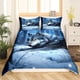 thumbnail image 2 of Funda nórdica tamaño Queen, Snow Wolf Funda nórdica, 3 piezas Chic Boho Bedding, 2 of 5