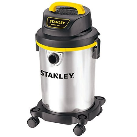 Stanley Wet/Dry Vacuum, 4 Gallon, 4 Horsepower, Stainless Steel Tank