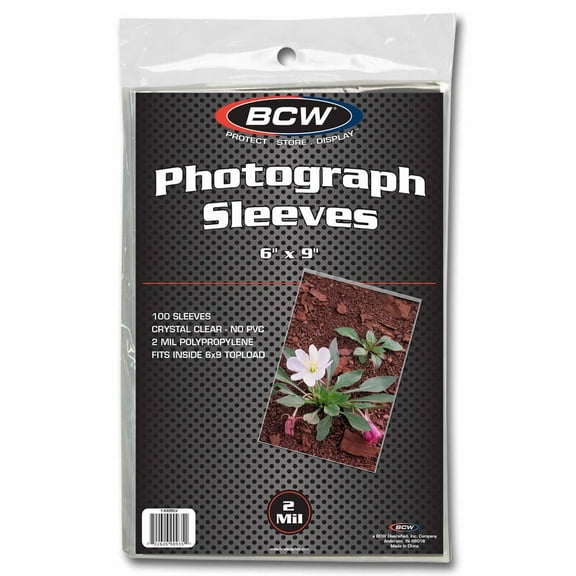 BCW 1-6X9SLV Bcw 6X9 Photo Sleeves