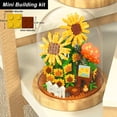 thumbnail image 2 of Remocguys Flowers Building Set Sunflower with Cover for Adults Not Compatible with Lego 558Pcs, 2 of 6