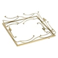 thumbnail image 3 of Decorative Tray Mirrored Vanity Tray Jewelry Organizer Iron Frame 25cm for Bedroom Tabletop Dresser, 3 of 9