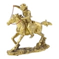 thumbnail image 1 of GROWTH TANK Européenne Galop Cheval Équitation Statue de Collection Cheval Miniature Équitation, 1 of 3