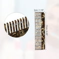 thumbnail image 2 of Unique Bargains 1pcs Women Detangling Portable Wide Tooth Comb for Curly Thick Wavy Straight Hair Brown, 2 of 6
