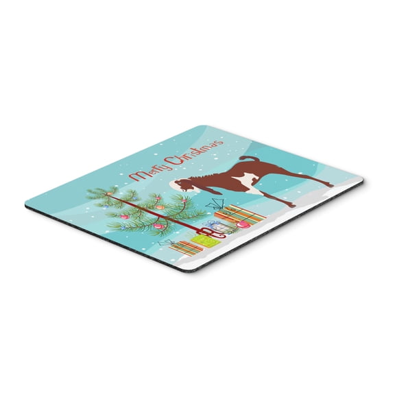 Carolines Treasures BB9257MP Jamnapari Goat Christmas Mouse Pad Hot Pad or Trivet Teal Large multicolor