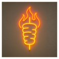 thumbnail image 1 of Letrero De Neón Fire Kebab Con Luz LED Regulable, Alimentación USB Para Restaurantes De Comida Rápida, Cocinas, Barbacoas Y Decoración De Fiestas 38cm, 1 of 3