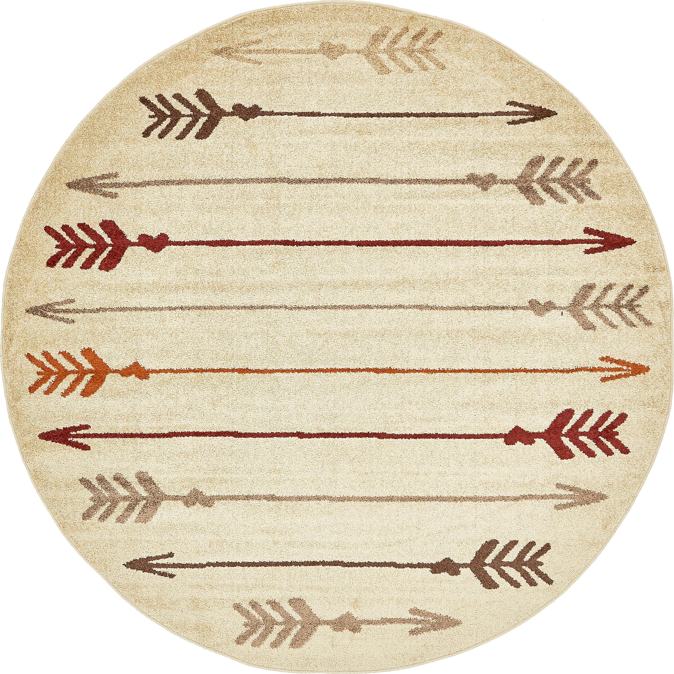 Unique Loom Arrow Autumn Modern Southwestern Area Rug or Runner