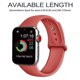 thumbnail image 3 of Correa de reloj deportivo compatible con Watch 42-44 mm Correa deportiva de repuesto de silicona suave Compatible con iWatch Series 5/4/3/2/1, S/M, M/L Adepaton 2033270-24, 3 of 9