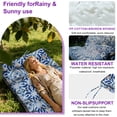 thumbnail image 5 of YLLN Porch Swing Cushions With Backrest, 4" Thicken Waterproof Outdoor Bench Cushion, Patio Swing Cushion Replacement, For Outdoor Indoor Garden Furniture, Only Cushion（40" x 55",Lange）, 5 of 9