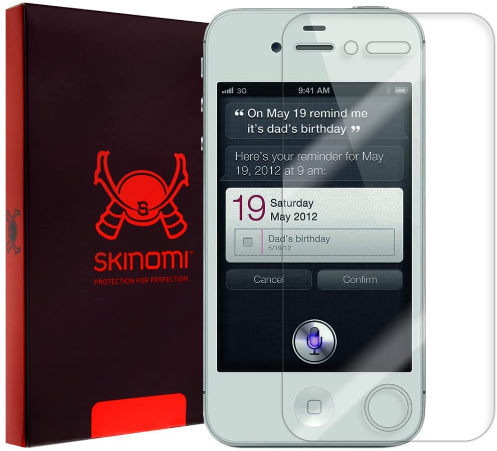 Skinomi TechSkin Screen Protector Ultra Clear Shield for Apple iPhone