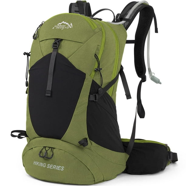 Mochila de Senderismo IX INOXTO Impermeable con Bolsa de Agua de 3L