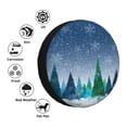 thumbnail image 5 of Easygdp Christmas Trees Automobile Tire Dust Cover, 14-17in Spare Tire Cover Universal Fit for Trailer, Car, Truck, SUV, Jeep - 16 inch, 5 of 9