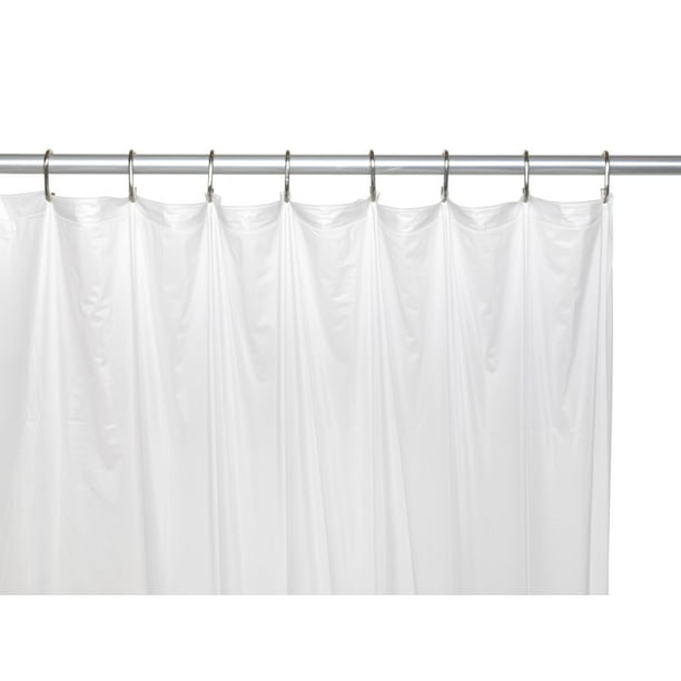 Vinyl Shower Curtain Liner, Splash Microfiber Shower Curtain Liner