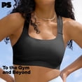 thumbnail image 3 of 2 Piece Black Workout Sets for women, High Waist Leggings and Sports Bra Yoga Set Matching Gym Pilates Running Work Out Outfit Small, 3 of 5