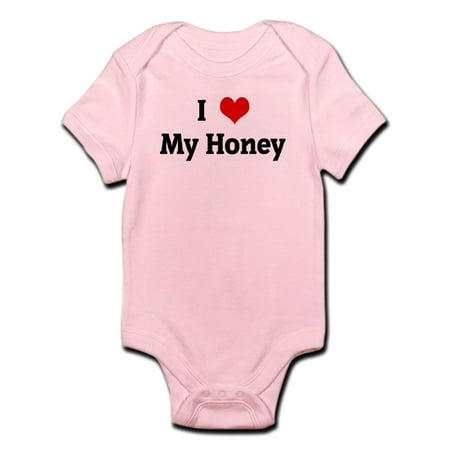 

CafePress - I Love My Honey Infant Bodysuit - Baby Light Bodysuit