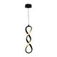 thumbnail image 1 of Lámpara Candil Colgante LED Spiral Luxica Lighting Negro, 1 of 5