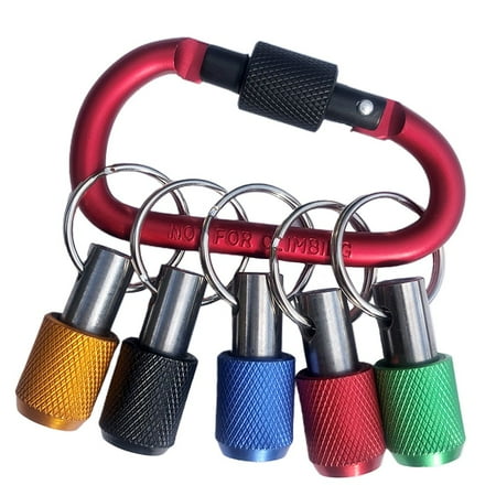

5pcs Drill Bit Holder Hex Shank Screwdriver Keychain Extension Bar Quick Release