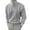 Gray, variant on QUINDOS T Shirts for Men,Men's Fall And Winter Fashion Casual Cotton Solid Color V Stand up Collar Bottoming Long Sleeve Turtleneck Comfy Outdoor T-shirt