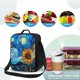 thumbnail image 4 of Balery Starry Night Sunflower Field Caja de Almuerzo y Bolsa de Almuerzo para Hombres y Mujeres, Bolsa de Almuerzo Reutilizable con Gran Capacidad, Bolsa de Almuerzo Aislada, 4 of 7
