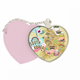 thumbnail image 1 of Corea del Sur hitos Love Travel Bolsa de viaje Mirror maquillaje corazón rosa, 1 of 4