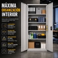thumbnail image 3 of Gabinete Universal Gutstark Tipo Closet Anaquel con 4 Compartimentos, 3 of 9