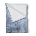 thumbnail image 2 of Christmas Soft Flannel Fleece Throw Blanket, Frozen Lake in Winter Blizzard Forest Water Cold Icy Pure Rural Nature Scenery View, Cozy Plush for Indoor and Outdoor Use, 50" x 70", White, by Ambesonne, 2 of 5
