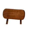 thumbnail image 4 of Baxton Studio Euclid Mid-Century Modern Dining Chair Set, Grey and Walnut Brown (Set of 2), 4 of 5