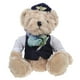 thumbnail image 1 of KAKOWELY Adorable oso de peluche de azafata, animal de peluche para centros de mesa de fiesta, muñeco de oso suave y tierno, lindo juguete de peluche de azafata de aerolínea, 1 of 4