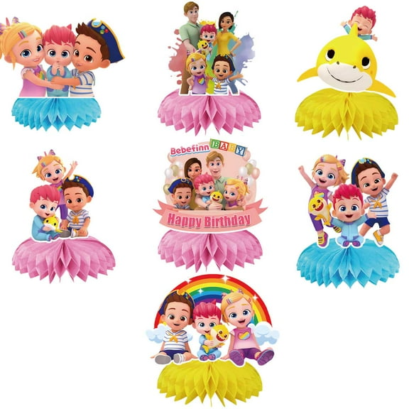 Bebe Playtime Honeycomb Centerpieces Table Toppers Decorations for Birthday Party Decor Supplies