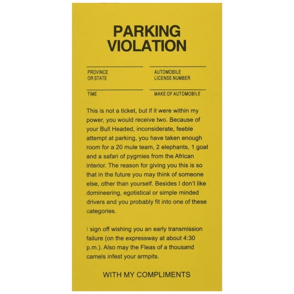 Parking Tickets