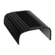 thumbnail image 2 of Mesa de brazo para sofá, bandeja para reposabrazos de sofá, mesa portátil de madera, mesa rectangular antideslizante para aperitivos negro, 2 of 9