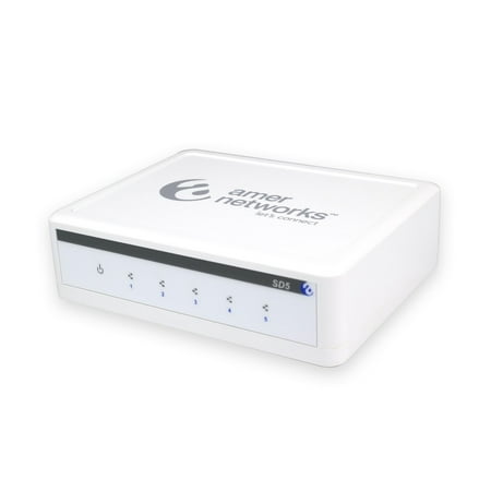 UPC: 0650177198668 | Amer SD5 5 Port 10/100 Desktop Fast Ethernet Switch