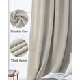 thumbnail image 6 of Colorful Roses Floral Blackout Curtains for Bedroom - 84 Inch Long Light Blocking 2 Panels Set, Farmhouse Spring Flowers Vintage Thermal Insulated Living Room Drapes Grommet Window Curtains 52"x84", 6 of 8