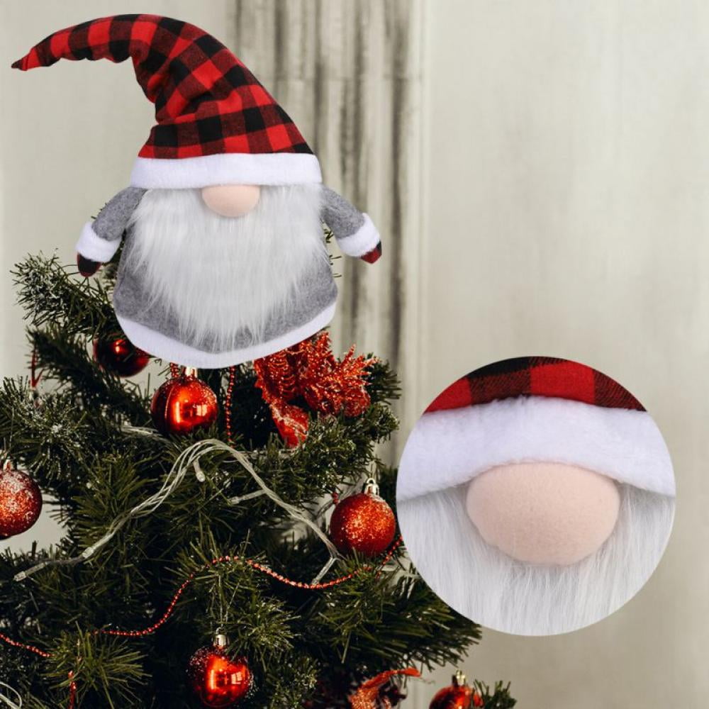 Details about   Christmas Plush Doll Santa Claus Deer Home Decoration Gift Tree Hanging 1 Pc 