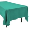thumbnail image 2 of AK TRADING CO. 60 x 102-Inch Rectangular Polyester Tablecloth - Teal Green, 2 of 9