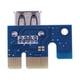 thumbnail image 4 of Cable extensión para tarjeta gráfica PCIE 1X a 16X cable extensión para minería tarjeta secundaria del cable extensión PCI-E [azul], 4 of 6