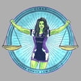 thumbnail image 2 of Boy's She-Hulk: Attorney at Law Super Human Law Division Graphic Tee Athletic Heather Small, 2 of 5