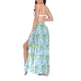 thumbnail image 3 of Women Sarong Wraps Coconut Palm Tree Swimsuit Beach Pareo Bikini Coverups Skirt L, 3 of 7