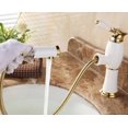 thumbnail image 2 of Copper Pull-out Basin Faucet, Alternating Hot And Cold Water, Hand Washing, Washbasin Faucet, Washable, Telescopic ,Easy to Install, 2 of 5