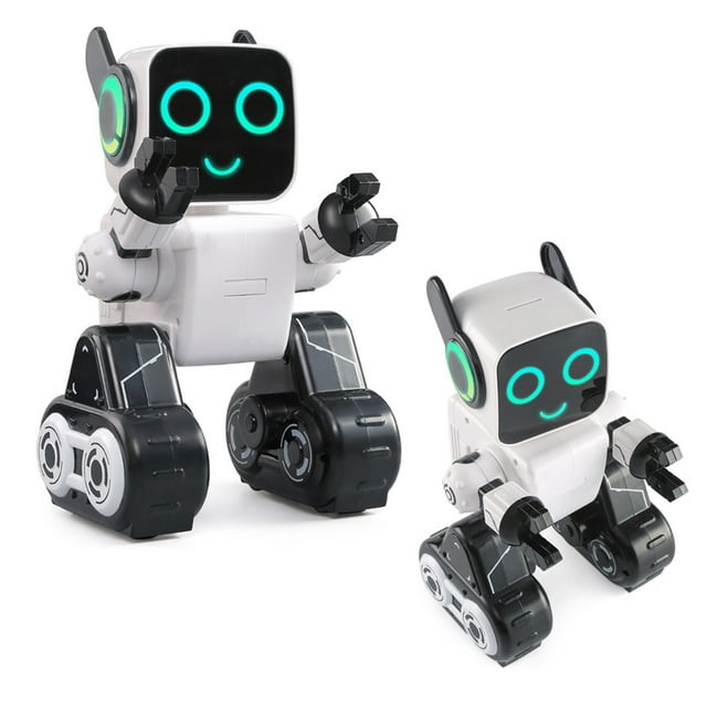 PENIKOKO Voice Control White Humanoid Rc Robot with Singing Dancing and Sliding Features