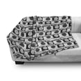 thumbnail image 3 of Camera Soft Flannel Fleece Throw Blanket, Analog Old Fashioned Photo Recording Film Machines Old Days Memories Pattern, Cozy Plush for Indoor and Outdoor Use, 50" x 60", Black and White, by Ambesonne, 3 of 6