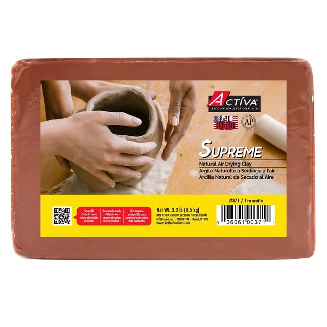 Arcilla secada al aire Activa Supreme Terracotta 1,5 kg