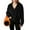 Black, variant on Trendy Queen Sweatshirt Winter Coats For Fleece Jacket Hooded Color Block Patchwork Cardigan Coat Outerwear With Pocket Casual Fall Fashion Tops Loose Fit Lightweight Girls Outfits Clothes